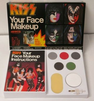 Kiss Vintage Remco Makeup Kit Complete Aucoin 1978 Rare Water Soluble Version