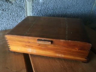 Lovely Vintage Art Deco Inlaid Wooden Box