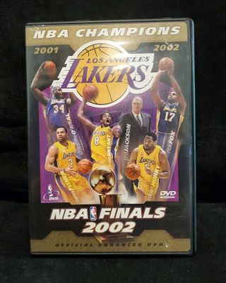 Los Angeles Lakers: 2001 - 2002 Nba Finals Champions (dvd,  2002) Rare Oop