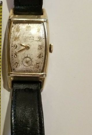 Vintage Gruen Precision 17 Jewel Mechanical Wrist Watch 10k Gold Filled Case