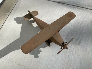 Rare Antique Phillips 66 Nx - 265 Pressed Steel Toy Airplane: One Of A Kind?