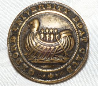 Antique Oxford University Boat Club Uniform Button