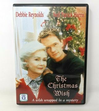 The Christmas Wish Dvd Debbie Reynolds Neil Patric Harris Rare Oop Movie