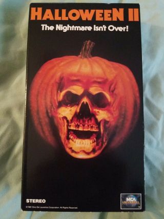 Halloween Ii 1990 Vhs Rare Mca Cult Classic Horror Good