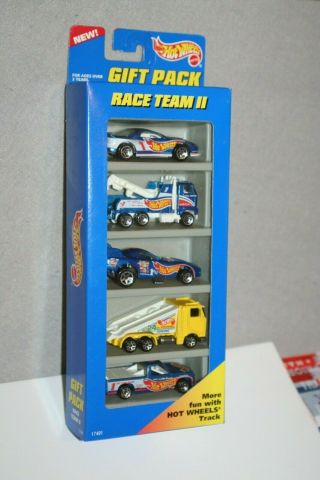 Hot Wheels Race Team Ii Rare Set Wrecker Race Cars