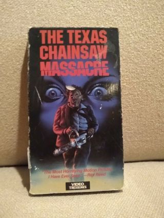 The Texas Chainsaw Massacre - 1988 Video Treasures Vhs Rare