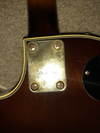 Rare Vintage 1975 Ibanez Custom Les Paul Electric Guitar w/ Case 3