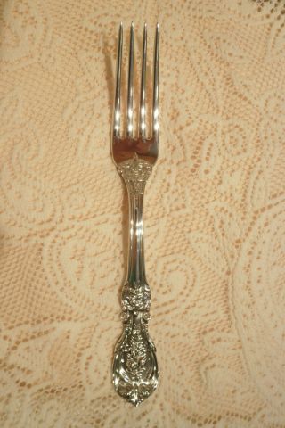 Sterling Silver Place Fork Reed & Barton Francis I Antique Vintage Chic Shabby