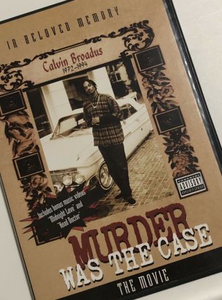 Snoop Dogg “murder Was The Case” The Movie Deathrow Records Extremely Rare Dre