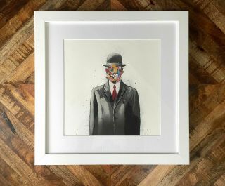 Martin Whatson - Son Of Man Ap - Artist Proof Edition - Rare - Framed And Matted