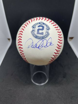 Derek Jeter Signed Retirement Baseball Psa/dna Certified Autograph Rare Logo