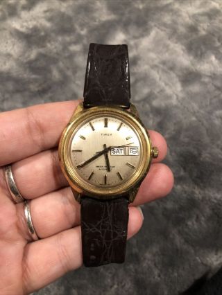 Vintage Timex Water Resistant Automatic 4886110977 Watch (parts/repair)