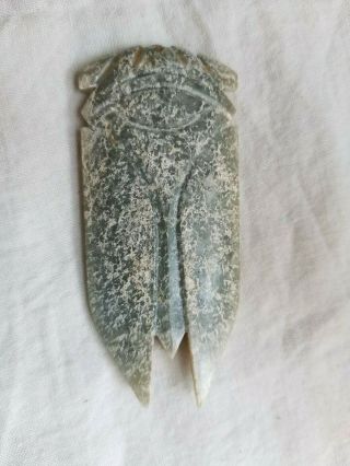 Age - Old China Antique Hotan Jade Cicada