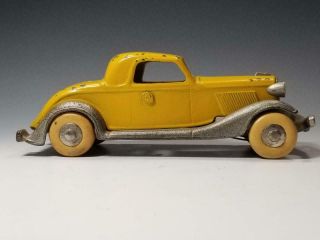 1934 - Extremely RARE 6.  75 in.  Cast Iron KILGORE GRAHAM COUPE w NICKEL GRILL 3