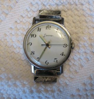 Vintage Sears Watch - Wind Up - - No Band