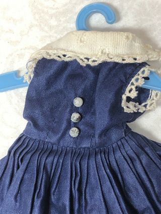 10” Antique Vintage Vogue Jill Or Jan Baby Blue Cocktail Dress Outfit P21 2