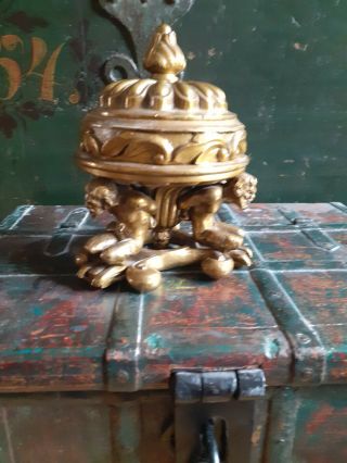 A Very Fine And Rare Antique Satyr Incense Burner,  Occult,  Wicca,  Satanic,  Witch