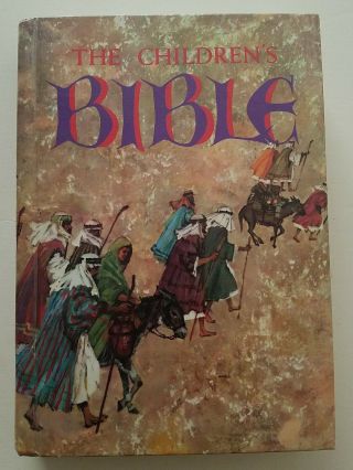 The Childrens Bible Vintage 1965 Golden Press Hardcover Illustrated Stories Rare