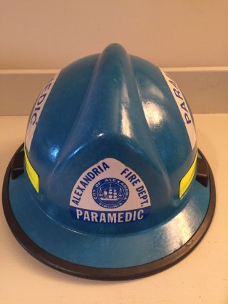 01 " Morning Pride Rh - Plus Usar Fire Firefighter Paramedic Rescue Helmet Rare