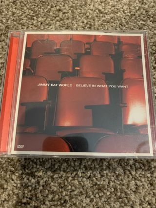 Jimmy Eat World Believe In What You Want 2x Dvd (dvd - Video/dvd - Audio) Rare Oop