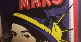 Rare BRUNO MARS Signed/Auto/Autograph Tour Poster PSA/DNA LOA Hooligans 6