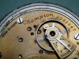 Antique Hampden Model 3 Mens 18S Pocket Watch c1905 - PHILADELPHIA CASE 3