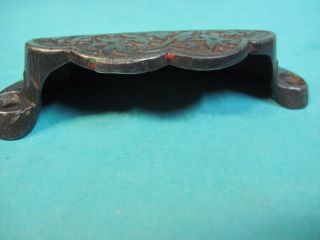 ANTIQUE DRAWER PULL 1800 ' s CAST IRON EASTLAKE metal BIN HARDWARE 3