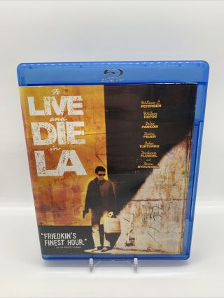 To Live And Die In La (blu - Ray) William Petersen,  Willem Dafoe.  Mgm Rare Oop