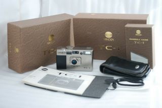 " Rare Top Boxed " Minolta Tc - 1 Point & Shoot Film Camera 4077