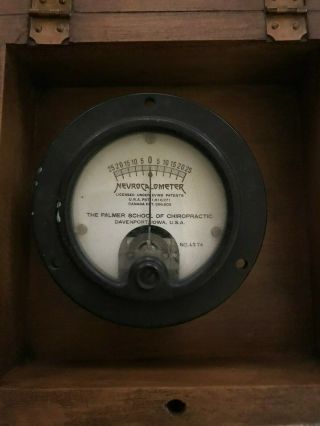 Vintage Nervoscope Neurocalometer (ncm) Palmer College Very Rare