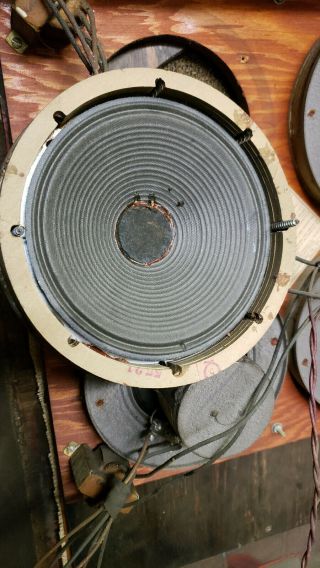 4 Rare vintage RCA MI 6234 - A Speakers,  Western Electric 755A era.  1940 ' s 5