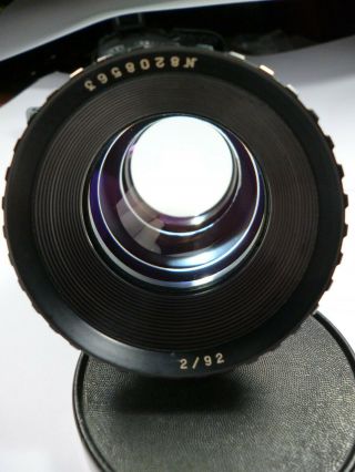 Rare Lomo F - 92 2/92 Lens F2 92mm For 35mm Film Projector 24x36mm
