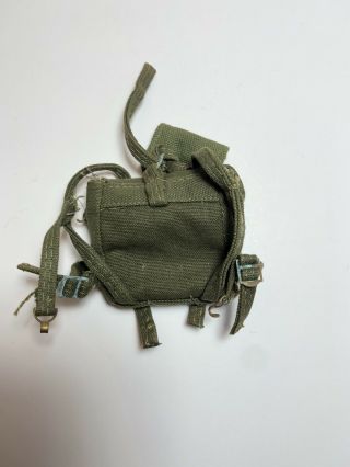 Vintage GI Joe 1964 Field Pack Backpack With Rare Shovel Holster Holder 2