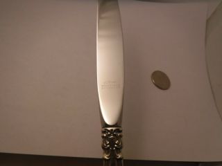 GORHAM CHANTILLY STERLING SILVER HANDLE DINNER KNIFE 9 1/8 