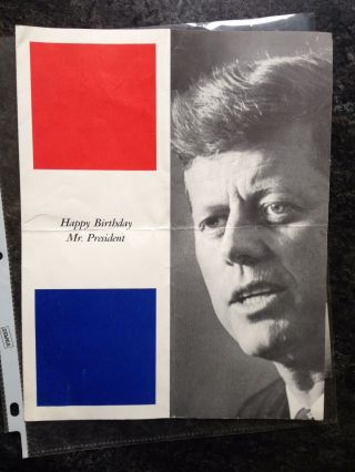 Rare Happy BIrthday Mr.  President Program - John F Kennedy - Marilyn Monroe 5