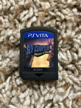 Sly Cooper Thieves In Time - Playstation Ps Vita,  Game Only,  Rare