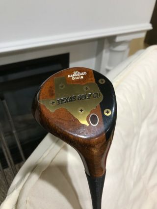 Rare Wood Brothers Dm19 Tour Persimmon Oil Hardened Driver