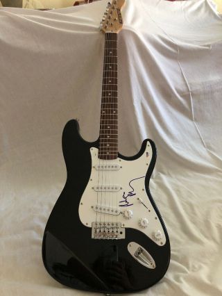 Rare Electric Guitar Signed By Ritchie Blackmore Deep Purple Psa