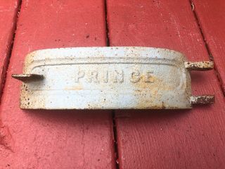 Antique Prince Cast Iron Parlor Wood Stove Door Part Salvage Steam Punk