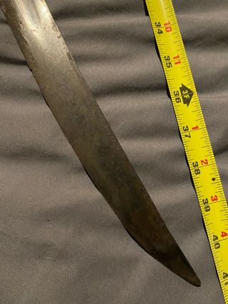 Awesome Rare Revolutionary War 1812 Antique Sword Bone Handle Beauty 5
