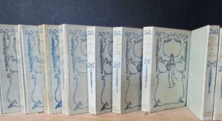 Antique Set Of The Novels Of Jane Austen 10 X Volumes Rare Illustrated Edition