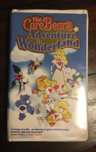 The Care Bears Adventure In Wonderland Vhs Rare Vintage