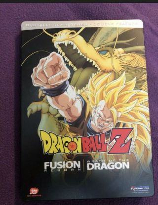 Dragon Ball Z – Fusion Reborn/wrath Of The Dragon Steelbook (dvd,  Rare)