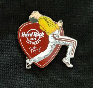 Rare Hard Rock Cafe Las Vegas Freddie Mercury Pin