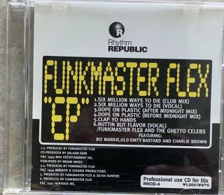 Funkmaster Flex - Ep - Extremely Rare 1995 Import Cd Rhythm Republic Biz Markie