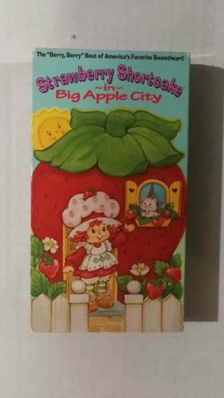 Strawberry Shortcake In Big Apple City (vhs) Rare Oop