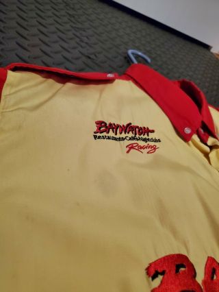 Rare Vintage Baywatch NASCAR Busch Grand National Crew Shirt Size XXL 3