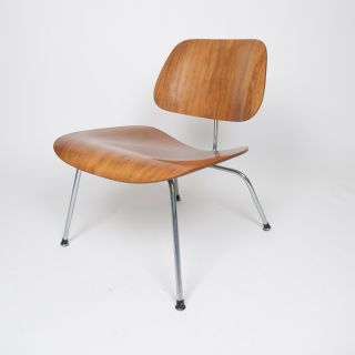 Rare Eames Herman Miller Early 1950s Walnut Lcm Lounge Chair Mid Century Modern