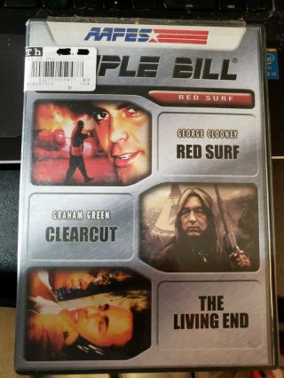 Red Surf,  Clearcut,  The Living End Dvd Triple Bill Aafes Rare Georg Clooney