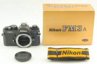 【RARE in BOX】 Nikon FM3A Black 35mm SLR Film Camera Body From Japan 2